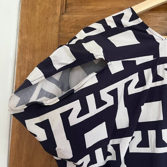 Zero + Maria Cornejo Mini Grecian Print Dress - Sz 0 - Picture 3 of 6